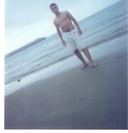 moi dans  la  plage  da  agadire